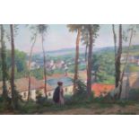 Charles-Jean Agard (French, 1866-1950)‘Panorama de Nesles’Oil on canvasSigned59 x 91cm.