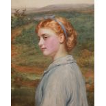 Charles Sillem Lidderdale (1831-1895)The Shepherd’s LassieWatercolourMonogrammed and dated 7644 x