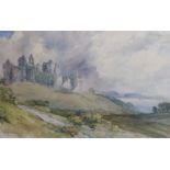 William Callow (1812-1908)Oystermouth Castle, near Swansea,WatercolourSigned, inscribed and dated