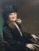 § Frank Owen Salisbury (1874-1962)Portrait of of the artists wife, Alice Maude GreenwoodOil on