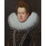 Circle of Frans Pourbus II (1569-1622)Portrait of Maria de Medicioil on canvas61.5 x 47.5cm