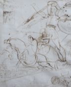 Benjamin Robert Haydon (1786-1846)Achilles returning to BattlePen and ink28 x 23cm.