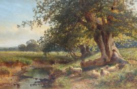 Walter Wallor Caffyn (1845-1898)A Shady Nook in Betchworth Park, SurreyOil on canvasSigned and