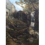 Thomas Creswick R.A. (1811-1869)The Old Mill at WhitbyOil on canvasSigned,70 x 52cm.