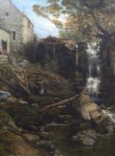 Thomas Creswick R.A. (1811-1869)The Old Mill at WhitbyOil on canvasSigned,70 x 52cm.