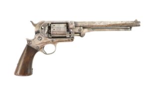 A 19th century Starr Arms Company six shot percussion revolver, length 14in.