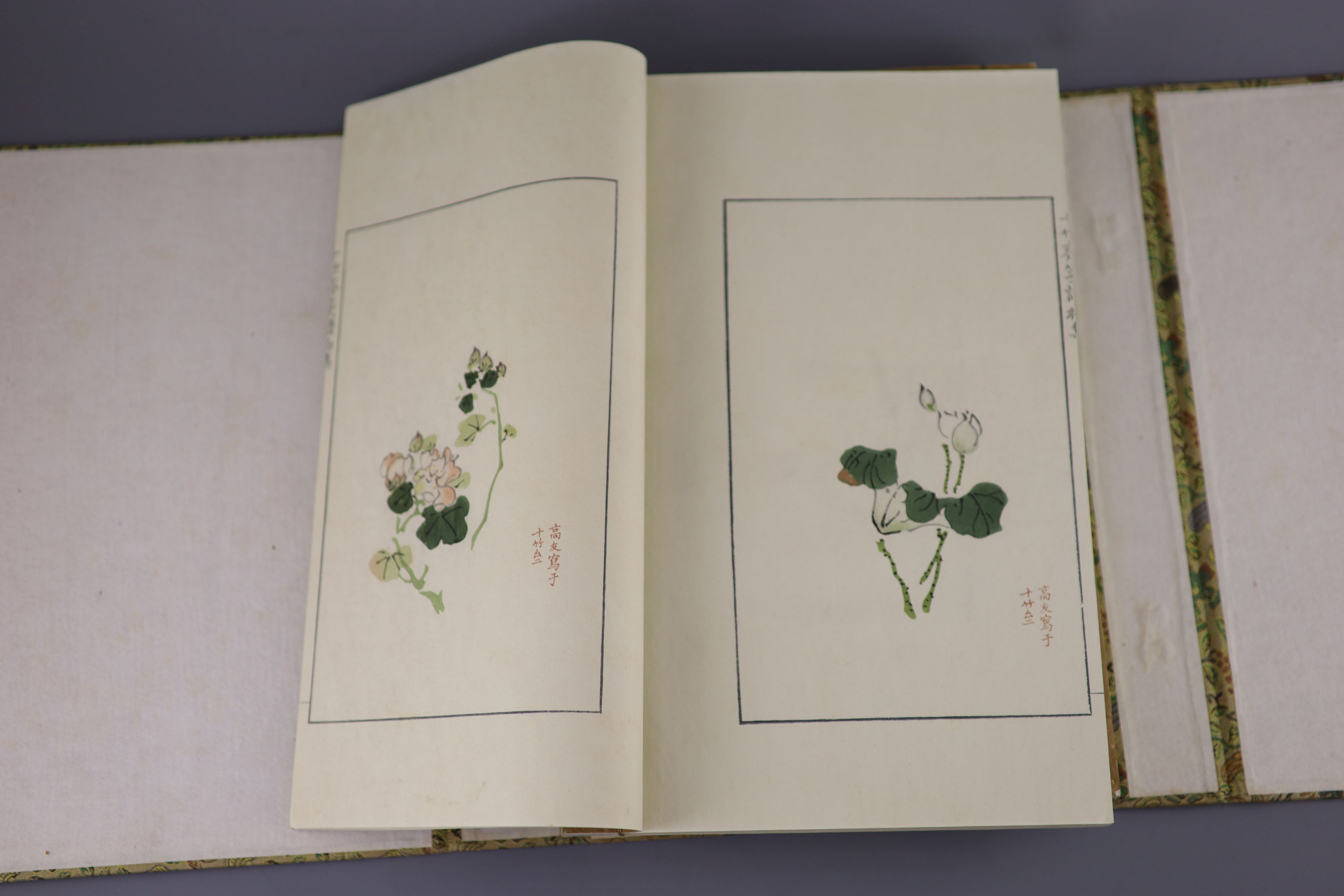 ° Chinese book, Hu Zhengyan, Ten Bamboo Studio catalogue, 'Shizhuzhai Jianpu',Publisher Rong Bao - Image 4 of 5