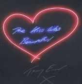 § Tracey Emin (1963-)The Kiss Was Beautiful, 2013Colour printSigned69 x 49cm.