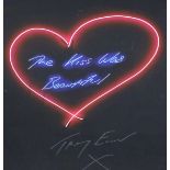 § Tracey Emin (1963-)The Kiss Was Beautiful, 2013Colour printSigned69 x 49cm.