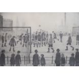 § Laurence Stephen Lowry (1887-1976)The Football MatchSigned in pencil and blind stamped, 179/85025