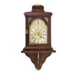 John Green of London. A George III mahogany 8-day hour repeating bracket clockthe plain case with