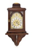 John Green of London. A George III mahogany 8-day hour repeating bracket clockthe plain case with