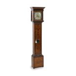 James Desenne of Shoreditch. A late 17th century marquetry inlaid walnut eight day longcase