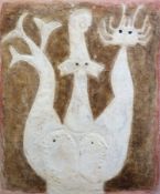 § Paul Dufau (French, 1897-1989)Anthropomorphic formMixed media on boardSigned and inscribed