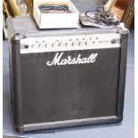 A Marshall MG50 CFX amp and footswitch