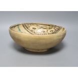 A Persian medieval bowl, diameter 24cm