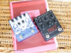 An Earthquake Devices Avalanche Run pedal and Digirem trio and band creator and Looper pedal
