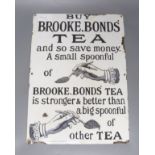 A Brooke Bond's tea enamelled sign, 43 x 31cm