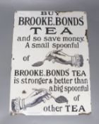 A Brooke Bond's tea enamelled sign, 43 x 31cm