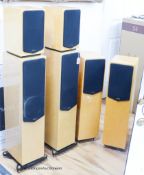 Six Quad speakers