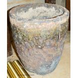 A crucible garden planter, diameter 41cm, height 54cm