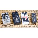 A DOD Looking Glass overdrive pedal, Pigtromx Philosophers tone micro pedal, Nano big muff electro-