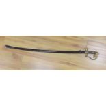 A WWII Third Reich sword, length 101cm