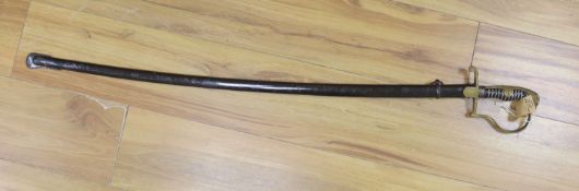 A WWII Third Reich sword, length 101cm