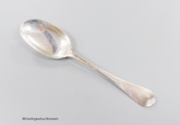 A rare 18th century Scottish provincial silver Hanovarian pattern tablespoon, Colin Mitchell,
