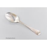 A rare 18th century Scottish provincial silver Hanovarian pattern tablespoon, Colin Mitchell,