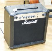 A Marshall MG15 CF guitar amp