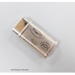 A Cartier lighter, height 6cm