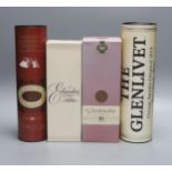 Four assorted malt whiskies- A bottle of Eilandour 10 year old, The Glenlivet, Glen Foyle 17 year