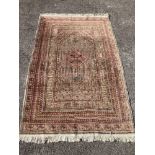 A North West Persian red ground rug, decorated with Saz leaf field, 190 x 125cm