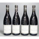 Four bottles of Vignobles Mayard Chateauneuf du Pape Pere du Pape, 2011