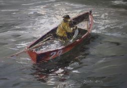 David Cobb (1921-2014) Past President of the Royal Society of Marine Artists, oil on canvas,