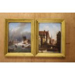 Jacob Jan Coenraad Spohler, pair of oils on panels