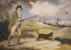 G.Branscomb (19th century), Gentleman hunting, signed and dated 1804, 31 x 43cm.