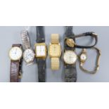 Assorted minor wrist watches including Rotary etc.