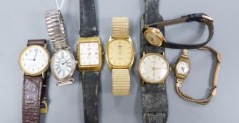 Assorted minor wrist watches including Rotary etc.