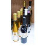 Ten bottles of assorted dessert wines