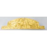 A French ormolu furniture mount, 37cm wide