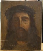 An oil on canvas, Christ
