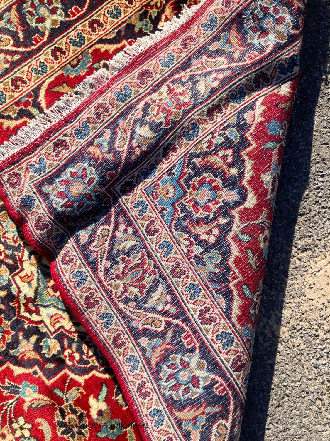 A Kashan rug, 146 x 101cm - Image 4 of 4