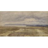 Attributed to David Cox, the Elder O.W.S. (1783-1859) - Studland Bay, watercolour signed, dated