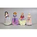 Four M series Royal Doulton figurines: Sweet Rose M27, Bridesmaid RN7600076 Patricia RN755478,