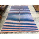 A Turkish Kelim flatweave carpet, 300 x 190cm