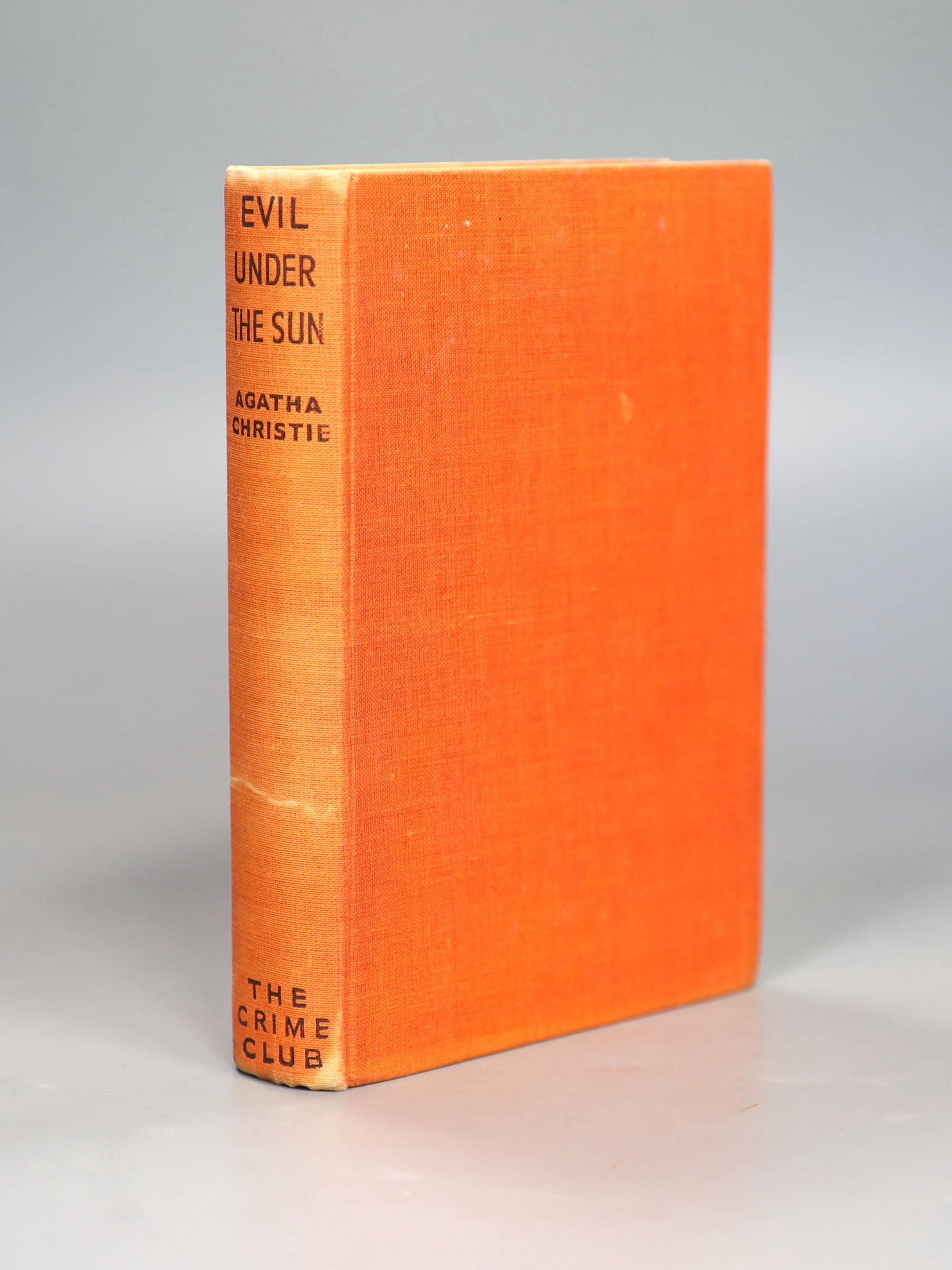 ° Christie, Agatha - Evil Under the Sun, 1st edition, 8vo, original cloth in unclipped d/j, tears to - Image 2 of 3