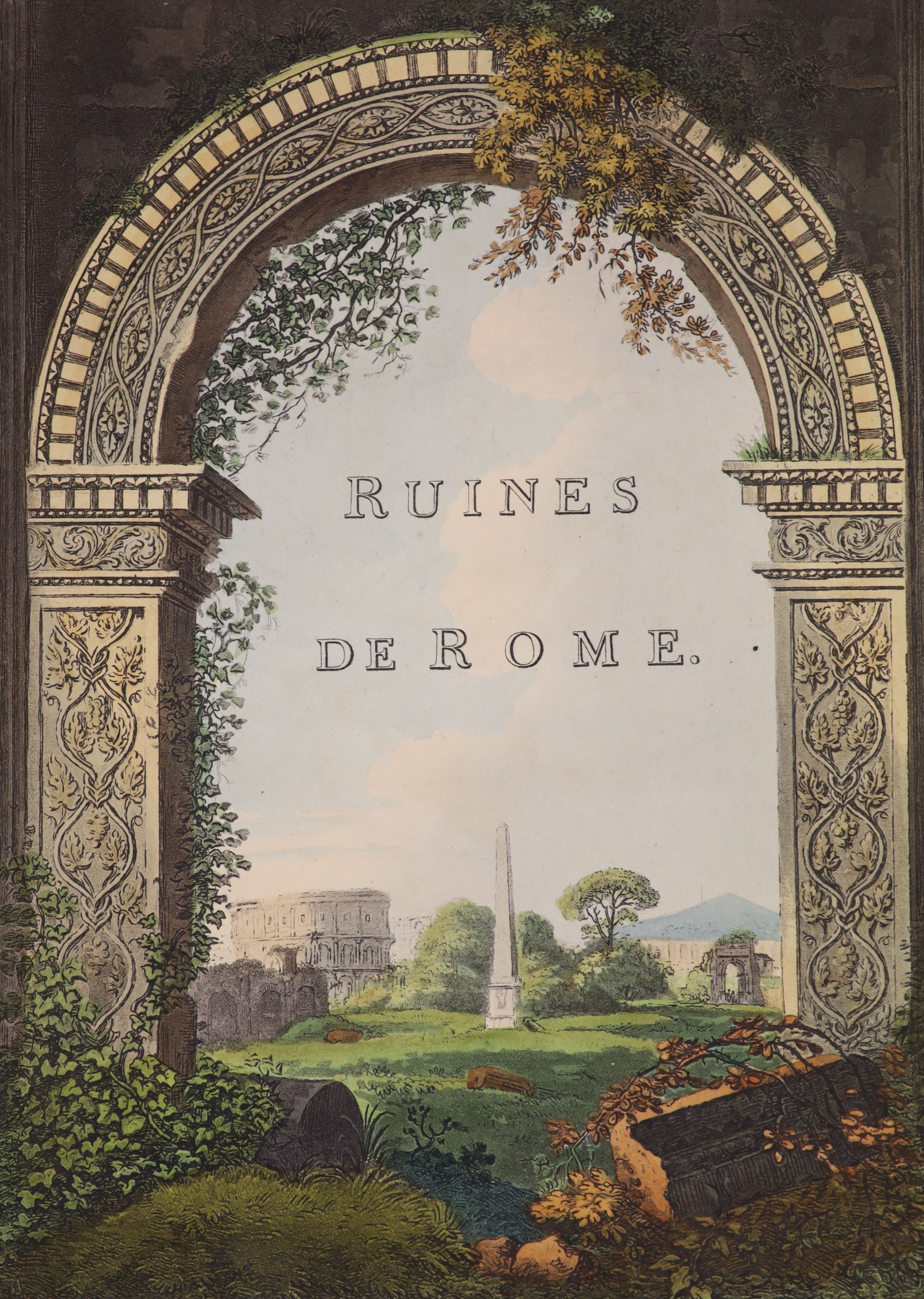 ° Merigot, James - A Select Collection of Views and Ruins in Rome, and Its Vicinity; Executed from - Image 2 of 6