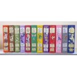 ° Lang, Andrew (Ed) -The Folio Society Rainbow Fairy Book Collection, Complete set of 12 volumes. (